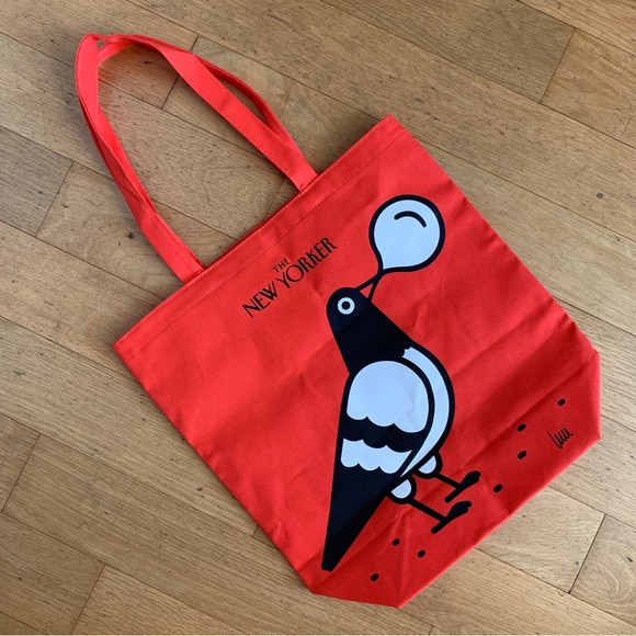 LIKE NEW! Limited Edition Red Pigeon New Yorker Tote - Picture 3 of 4
